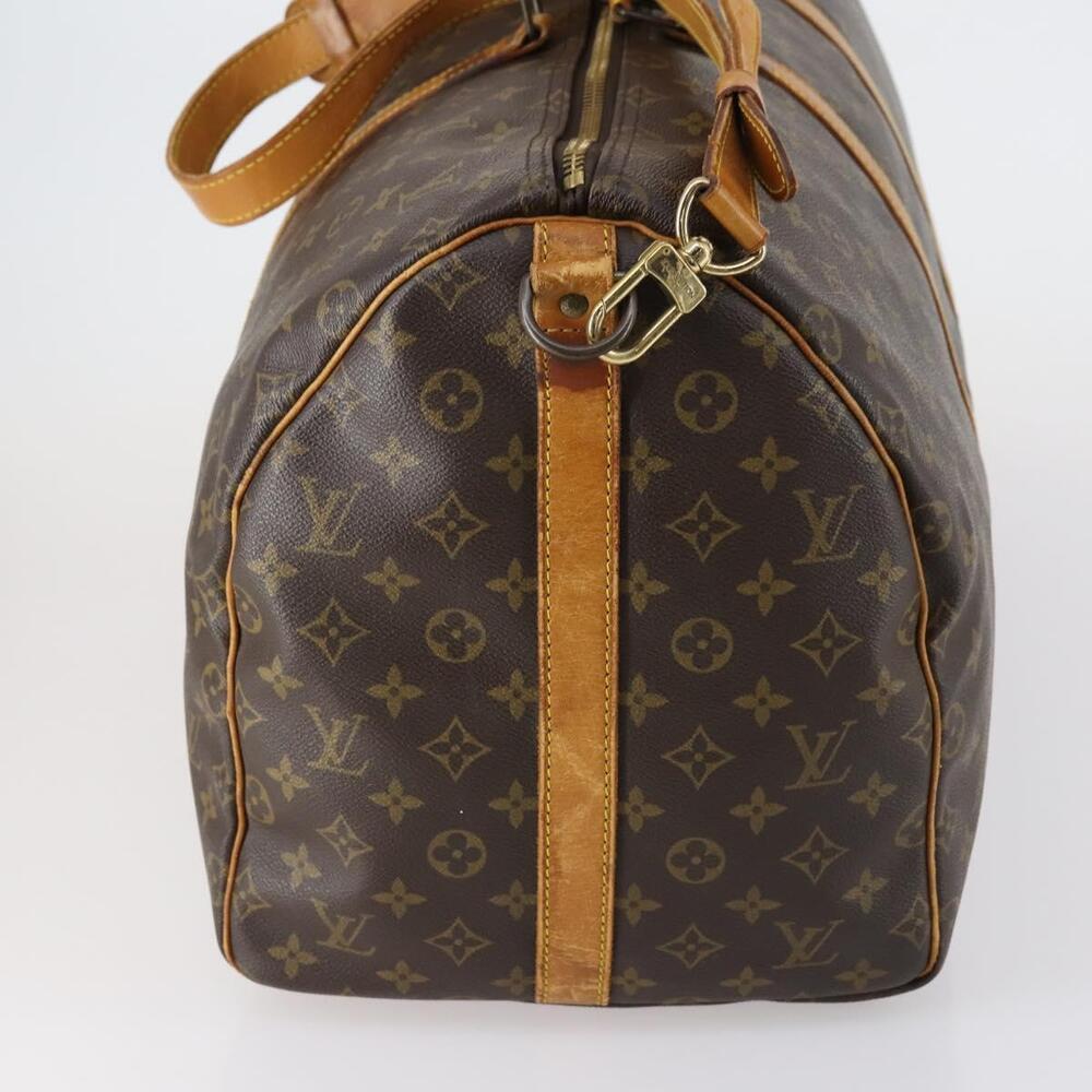 LOUIS VUITTON Monogram Keepall Bandouliere 55 Boston Bag M41414 LV Auth yk19591 - Picture 3 of 16